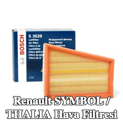BOSCH Hava filtresi — 2000 Renault Symbol / Thalia