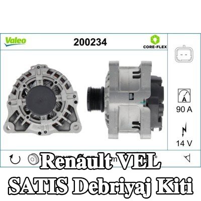 VALEO Debriyaj kiti KIT2P, KIT2P, Montaj için özel aletler gerektirir, debriyaj diskli, debriyaj baskı plakası ile, merkezi yardımcı silindir olmadan — Renault Vel Satis