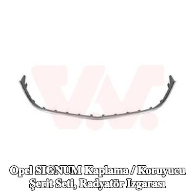VAN WEZEL Kaplama / Koruyucu Şerit Seti, radyatör ızgarası — Opel Signum