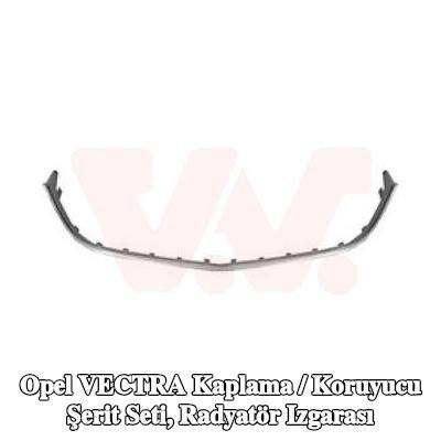 VAN WEZEL Kaplama / Koruyucu Şerit Seti, radyatör ızgarası — Opel Vectra