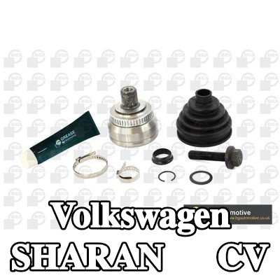 BGA وصلة المحور الأمامي الأيسر, المحور الأمامي الأيمن, جانب العجلة — 2000 Volkswagen Sharan