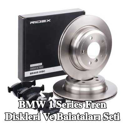RIDEX Fren diskleri ve balataları seti Ön Aks, içten havalandırmalı — 2005 BMW 1 Series
