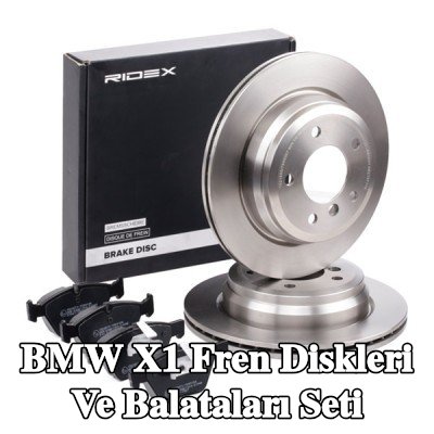 RIDEX Fren diskleri ve balataları seti Ön Aks, içten havalandırmalı — 2012 BMW X1