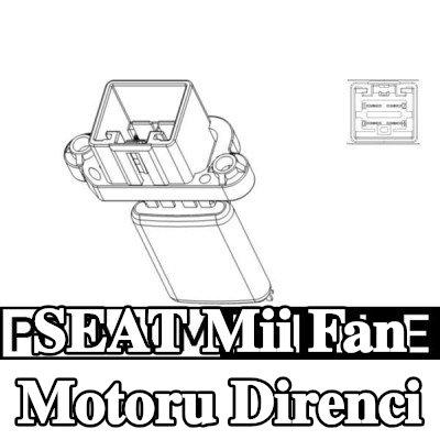 MAHLE Fan motoru direnci — SEAT Mii