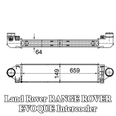 MAHLE Intercooler — 2012 Land Rover Range Rover Evoque