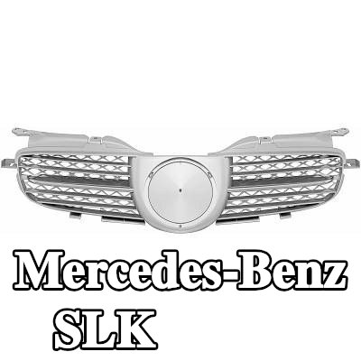 DIEDERICHS شبكة المبرد المطلية بالكروم, فضي — Mercedes-Benz Slk