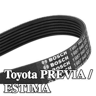 BOSCH حزام سيربنتين 1930mm, Number of ribs: 7 — 2000 Toyota Previa / Estima