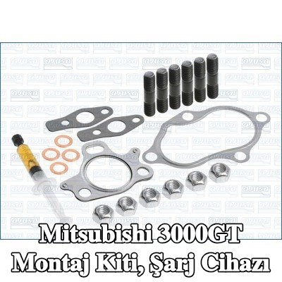 AJUSA Montaj Kiti, conta/sızdırmazlık elemanları ile şarj cihazı — Mitsubishi 3000gt