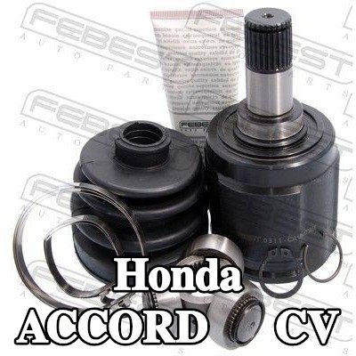 FEBEST مفصل CV المحور الأمامي الأيمن, على جانب ناقل الحركة — 1990 Honda Accord