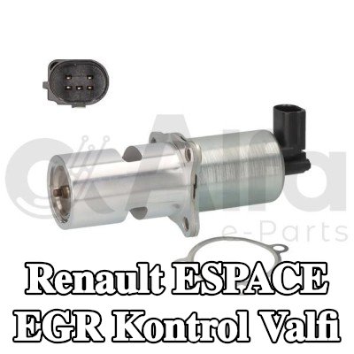 Alfa e-Parts Conalı/sızdırmazlık elemanlı EGR kontrol valfi — 2002 Renault Espace