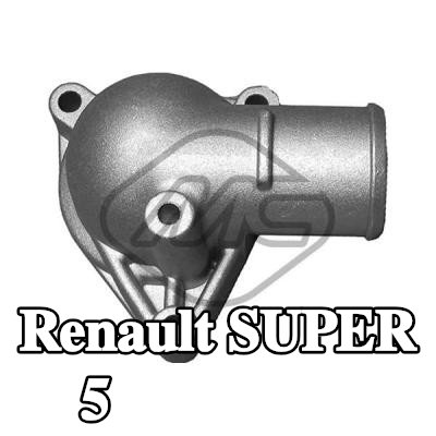 Metalcaucho شفة سائل التبريد بدون حشية/ختم, بدون منظم الحرارة — Renault Super 5