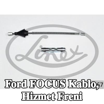 LINEX Kablo, hizmet freni — 2002 Ford Focus