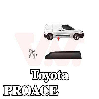 VAN WEZEL حواف الباب مع الملحقات — Toyota Proace