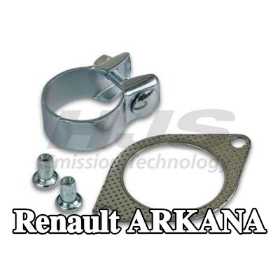 HJS طقم تركيب المحول الحفاز مع مشبك — Renault Arkana
