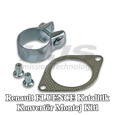 HJS Kelepçeli katalitik konvertör montaj kiti — Renault Fluence