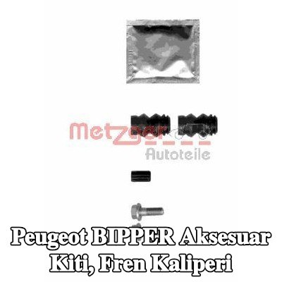 METZGER Aksesuar Seti, kılavuz cıvatasız fren kaliperi — Peugeot Bipper