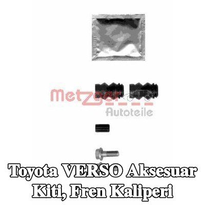 METZGER Aksesuar Seti, kılavuz cıvatasız fren kaliperi — Toyota Verso