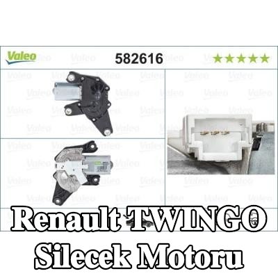 VALEO Silecek motoru Arka, ORIGINAL PART, 12V — 2012 Renault Twingo