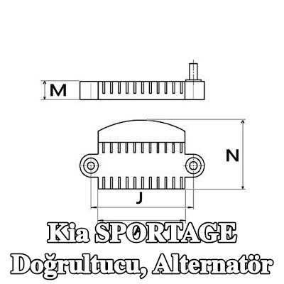 HC-Cargo Doğrultucu, alternatör — Kia Sportage