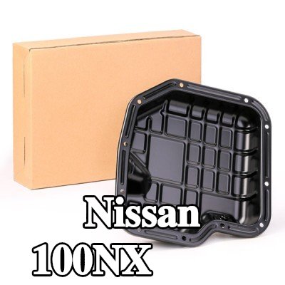 RIDEX حوض الزيت مع سدادة تصريف الزيت, مع حلقة مانعة للتسرب, بدون حشية حوض الزيت — Nissan 100nx