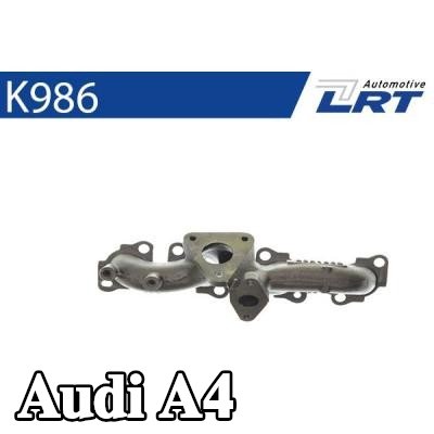 LRT مشعب العادم مع أجزاء التثبيت — Audi A4