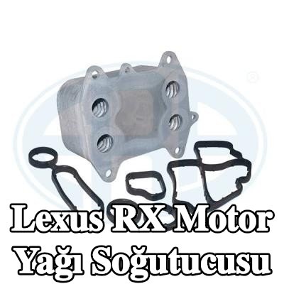 ERA Conta/sızdırmazlık elemanları ile motor yağı soğutucusu, yağ filtresi muhafazası olmadan — 2002 Lexus Rx