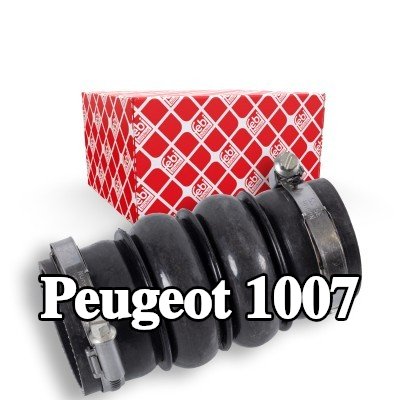 FEBI BILSTEIN خرطوم سحب الشاحن مبرد هواء الشحن, علوي, مع مشابك — Peugeot 1007