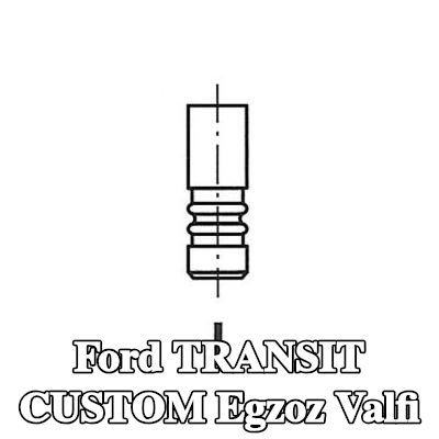 FRECCIA Egzoz valfi Krom kaplı valf gövdesi — 2012 Ford Transit Custom