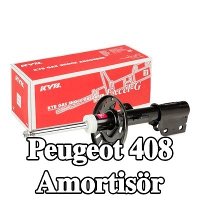 KYB Amortisör Excel-G, Ön Aks, Gaz Basıncı, Süspansiyon Dikmesi — Peugeot 408