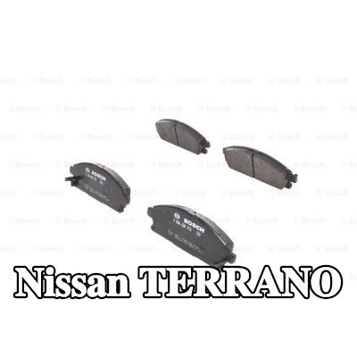 BOSCH مجموعة وسادات الفرامل 17, 2mm, مع دليل التركيب — 2002 Nissan Terrano