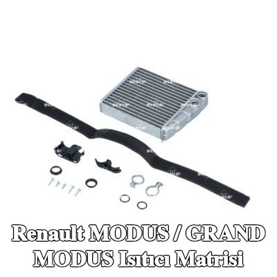 NRF Sabitleme/montaj malzemesi dahil ısıtıcı matrisi, EASY FIT — Renault Modus / Grand Modus