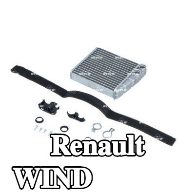 NRF مصفوفة التدفئة مع مواد التثبيت/التركيب, EASY FIT — Renault Wind