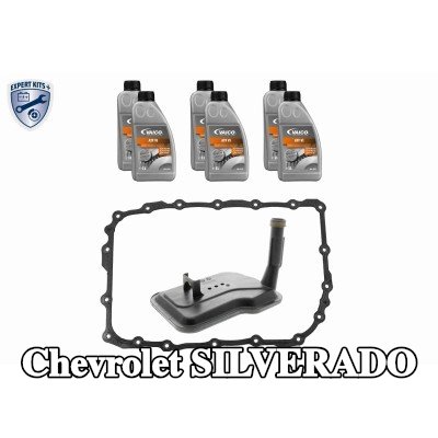 VAICO مجموعة صيانة علبة التروس مع كمية الزيت اللازمة لتغيير الزيت القياسي — Chevrolet Silverado