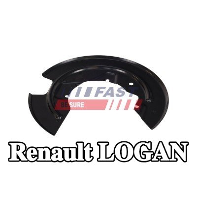FAST لوحة دعم قرص الفرامل للمحور الأمامي الأيسر — 2004 Renault Logan
