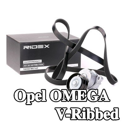 RIDEX مجموعة أحزمة V-Ribbed — Opel Omega