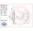 BREMBO Fren diski Prime, Outer Diameter: 257mm, içten havalandırmalı, Kaplamalı — Nissan 240 (2)