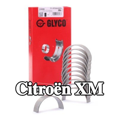GLYCO محامل الطرف الكبير ذات ظهر فولاذي مطلي بالبرونز — Citroën Xm