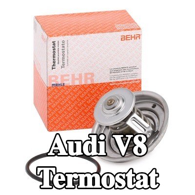 MAHLE Termostat 87°C, 67mm, 35mm, contalı/sızdırmaz — Audi V8
