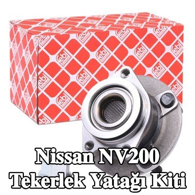 FEBI BILSTEIN Sol ön aks tekerlek yatağı kiti, Ön Aks Sağ, Tekerlek göbeğine entegre tekerlek yatağı, ABS sensör halkalı, entegre manyetik sensör halkalı — Nissan Nv200