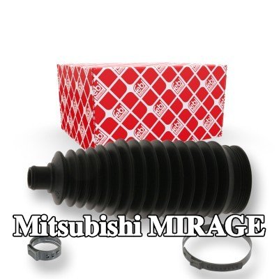 FEBI BILSTEIN طقم غطاء حامل التوجيه المحور الأمامي الأيسر, مع مشابك — Mitsubishi Mirage