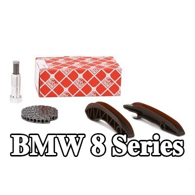 FEBI BILSTEIN طقم سلسلة التوقيت العلوي, مع شداد سلسلة, مع سكك انزلاقية — BMW 8 Series
