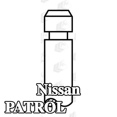 AE صمام العادم طرف ساق الصمام المقوى — 1997 Nissan Patrol