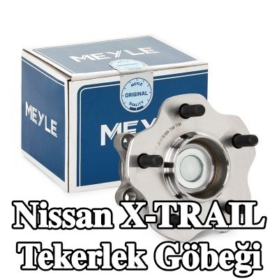 MEYLE ORİJİNAL Kalite Tekerlek Göbeği, Arka Aks, entegre manyetik sensör halkalı, entegre tekerlek yatağı ile — Nissan X-trail