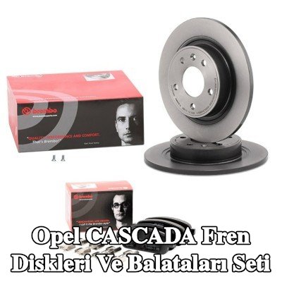 BREMBO Fren diskleri ve balataları seti Prime, düz — Opel Cascada