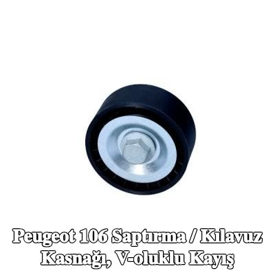 MAXGEAR Saptırma / kılavuz kasnağı, V-ribbed belt Outer Diameter: 65mm — Peugeot 106