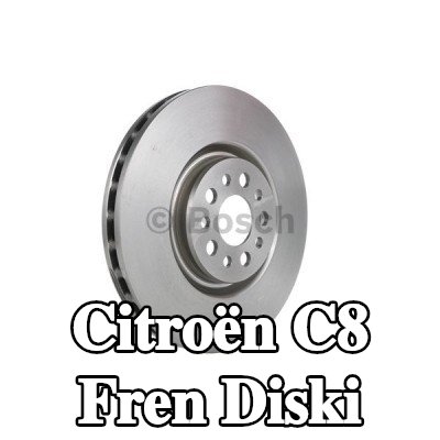 BOSCH Fren diski Dış Çap: 310mm, Havalandırmalı, Yağlanmış — Citroën C8