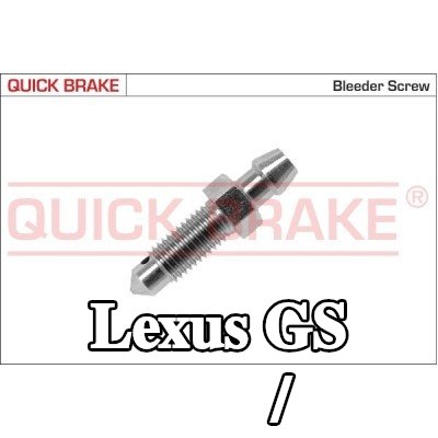 QUICK BRAKE برغي/صمام التهوية — Lexus Gs