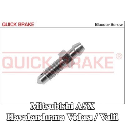 QUICK BRAKE Havalandırma vidası / valfi — 2012 Mitsubishi Asx