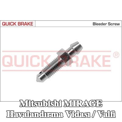 QUICK BRAKE Havalandırma vidası / valfi — Mitsubishi Mirage
