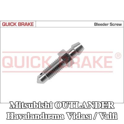 QUICK BRAKE Havalandırma vidası / valfi — 2012 Mitsubishi Outlander